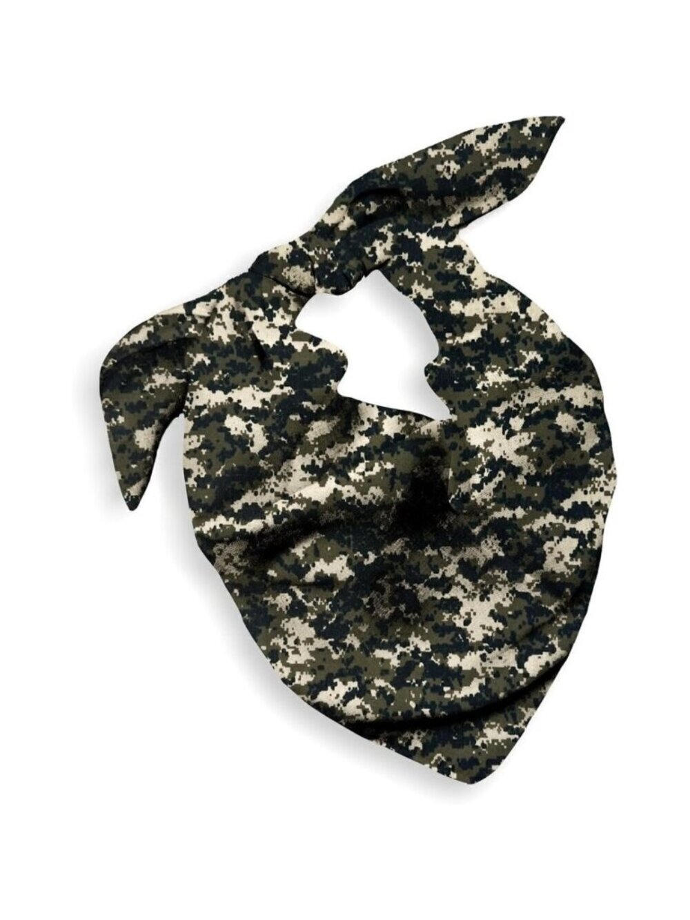 Women's Camo Cotton Bandana Large Cowgirl Imported Handkerchief Headband Scarf